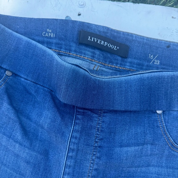 LIVERPOOL LOS ANGELES The Capri Pull-on High Performance Denim 16/33 - Picture 3 of 4